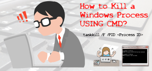 Kill windows process using cmd